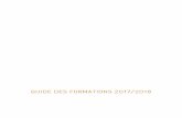 GUIDE DES FORMATIONS 2017/2018 - IPTIC