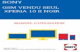 GSM VENDU SEUL XPERIA 10 II NOIR - Darty