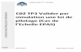C02 TP3 Valider par simulation une loi de pilotage (Cas de