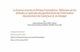 La Science ouverte en Afrique francophone : Réflexion sur ...