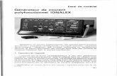 Générateur de courant polyfonctionnel IONALEX - Doc'CISMeF
