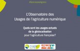 L’Observatoire des Usages de l’agriculture numérique