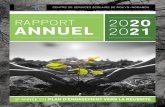 RAPPORT 20 ANNUEL 2021