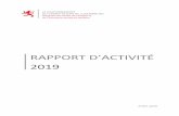RAPPORT D’ACTIVITÉ 2019 - gouvernement