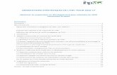 ORIENTATIONS STRATÉGIQUES DE L’IHP+ POUR 2016-17
