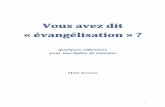 Vous avez dit évangélisation - conseilpresbyteral.fr