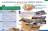 Invitation pour la JANU 2015…
