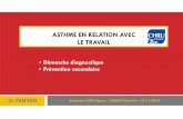 ASTHME EN RELATION AVEC LE TRAVAIL - Carsat Nord-est