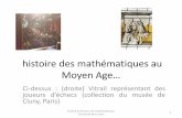 histoire des mathématiques au Moyen Age…