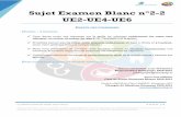 Sujet Examen Blanc n°2-2 UE2-UE4-UE6 - 2ATP