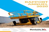 RAPPORT ANNUEL 2020 - Haulotte
