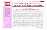 Le Petit Cahier de - cgteduc.fr