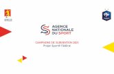 CAMPAGNE DE SUBVENTION 2021 Projet Sportif Fédéral