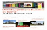 Développement Durable et Santé - Limoges