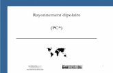 Rayonnement dipolaire (PC*)