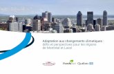 Montréal et Laval — Adaptation aux changements climatiques ...