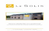 Service résidentiel occupationnel - Le Solis