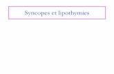Syncopes et lipothymies - oncorea.com