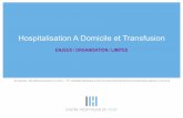 Hospitalisation A Domicile et Transfusion