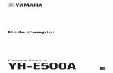 YH-E500A User Guide