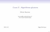 Cours 5': Algorithmes gloutons