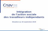 Intégration de l’action sociale des travailleurs indépendants
