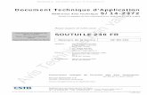 Document Technique d’Application 5/14-2372 Avis Technique ...