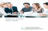 Rapport annuel 2017-2018 - CEGO
