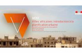 MOOC Villes Africaines: Introduction à la planification ...