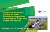 Réseau ferroviaire à grande vitesse européen: fragmenté et ...
