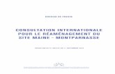 CONSULTATION INTERNATIONALE POUR LE RÉAMÉNAGEMENT …