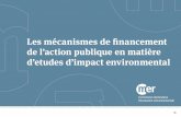 Les mécanismes de financement de l’action publique en ...