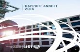 rapport annuel 2016 - LIST