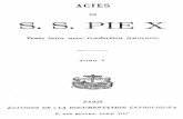 Actes de S. S. Pie X (tome 5) - liberius.net