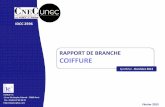 RAPPORT DE BRANCHE COIFFURE - cnec.asso.fr