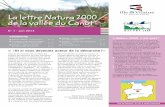 La lettre Natura 2000 de la vallée du Canut