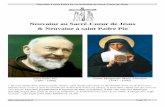 Neuvaine au Sacré-Coeur de Jésus & Neuvaine à saint Padre Pio