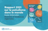 Rapport 2021 sur le paludisme dans le monde, Données et ...