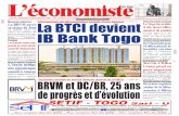 LE JOURNAL DES DECIDEURS du Togo
