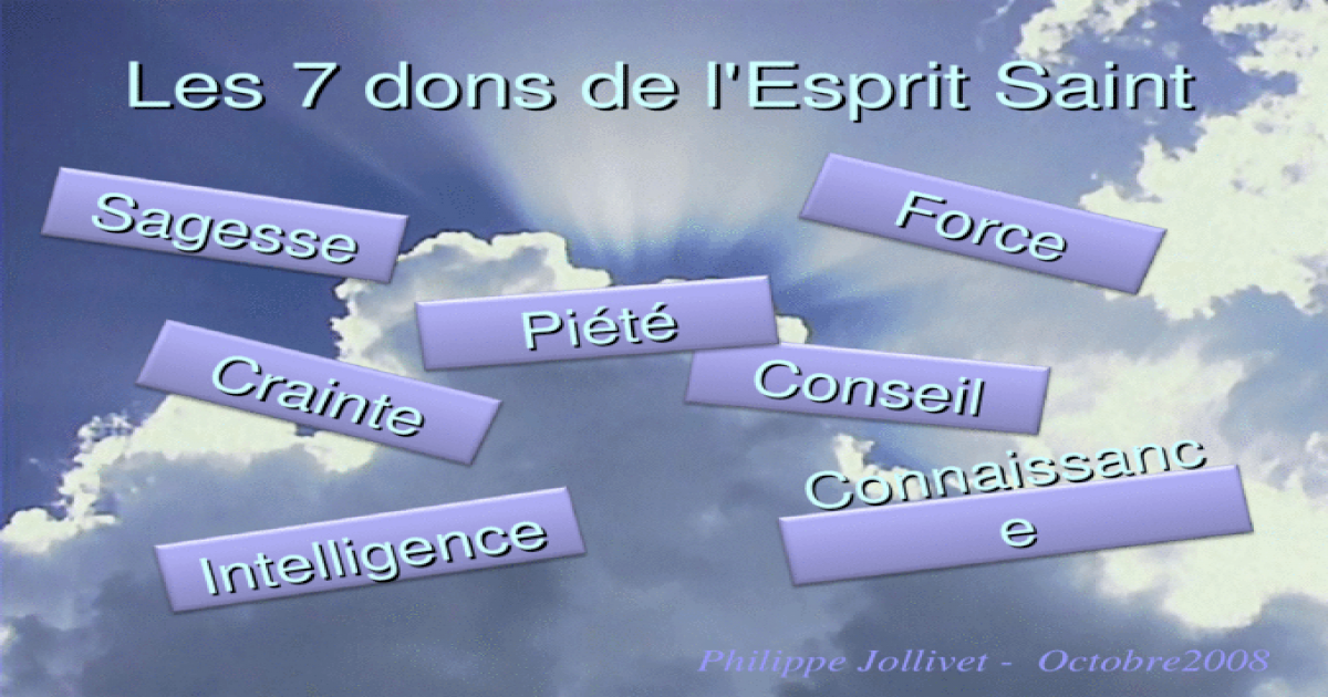 9 Dons De L Esprit Saint Les 7 dons de l’Esprit Saint - [PPT Powerpoint]