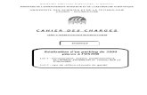 Cahier Des Charges 2009 USTHB