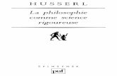 Edmund Husserl - La philosophie comme science