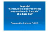 Le projet â€œStructures (   subordonn ©es) comparatives ... Chevalier & al. ( Grammaire Larousse du Fran §ais contemporain ) Damourette & Pichon (EGLF ) ... Buridant (Grammaire