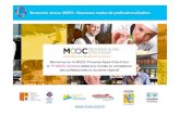 Rencontre MOPA 03 octobre 2016 - La strategie MOOC PACA declinee du regional en local - FROTSI PACA