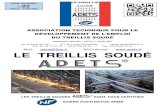 LE TREILLIS SOUD‰ - adets.fr .ASSOCIATION TECHNIQUE POUR LE D‰VELOPPEMENT DE L'EMPLOI DU TREILLIS