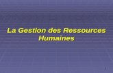 La Gestion des Ressources Hu  lâ€™organisation (production, ... 21 La GRH: dfinitions dans ... - La gestion des relations sociales (ngociations avec les