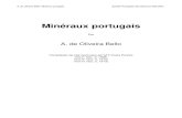 A. de Oliveira Bello - Minralogie au Portugal . de Oliveira Bello: Minraux portugais Socit Portugaise des Sciences Naturelles