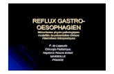REFLUX GASTRO- OESOPHAGIEN - sofop.  duoden  H©morragie digestive : oesophagite
