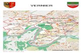 Carte de la commune Vernier - GE.CH .Vernier Cointrin Ch. de la Verseuse A©roport - Tour-de-contr´le