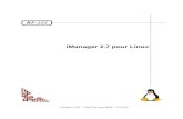 iManager 2.7 pour Linux - .iManager 2.7 pour Linux 5. Bug de version La version affich©e est 2.6